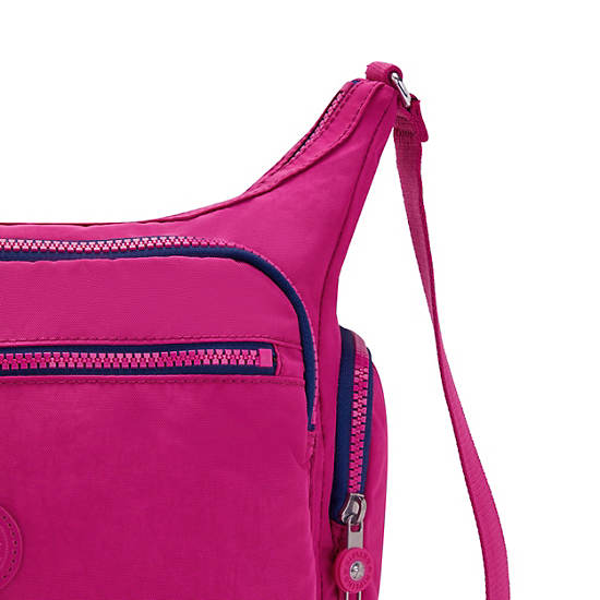 Kipling Gabbie Crossbody Táska Rózsaszín Fukszia | HU 1159OK